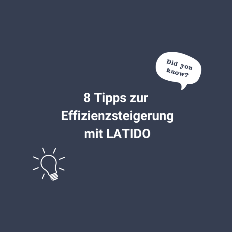 LATIDO Tipps