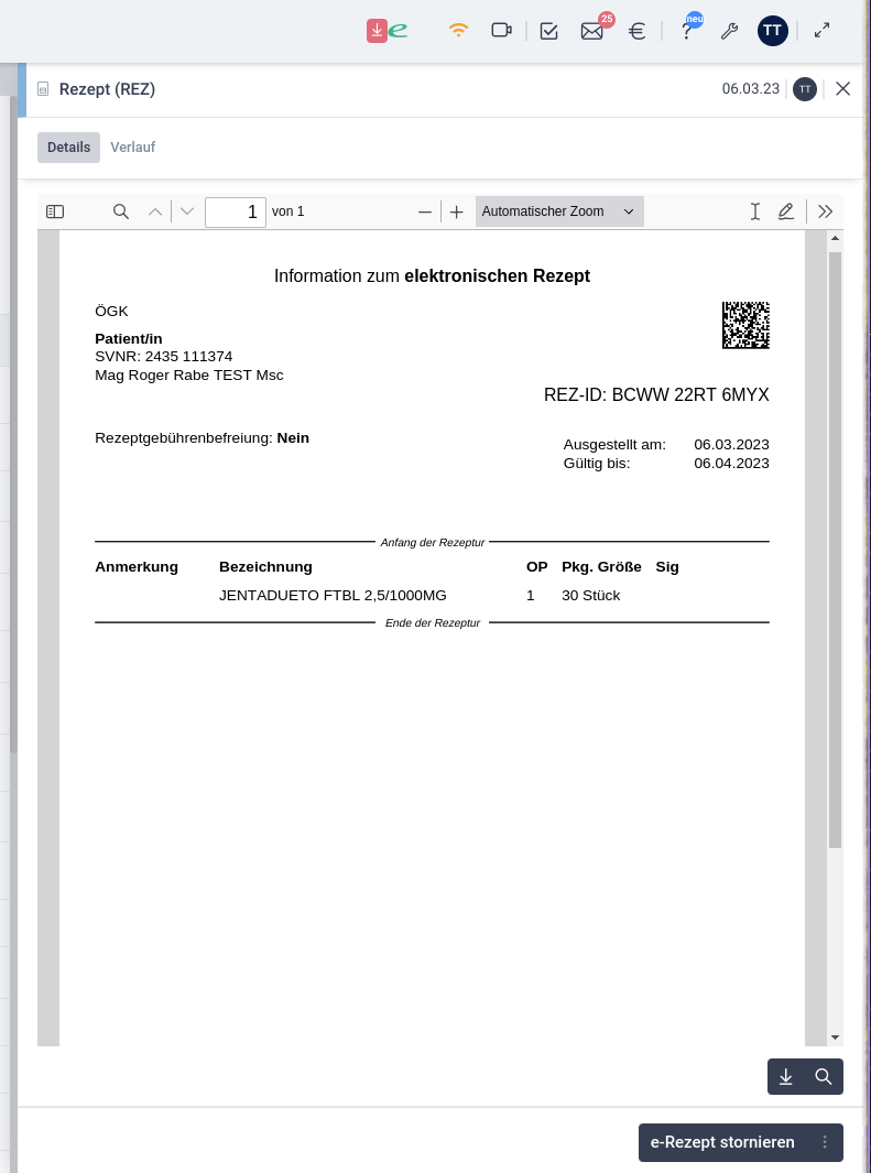 e-Rezept für Wahlärzt:innen