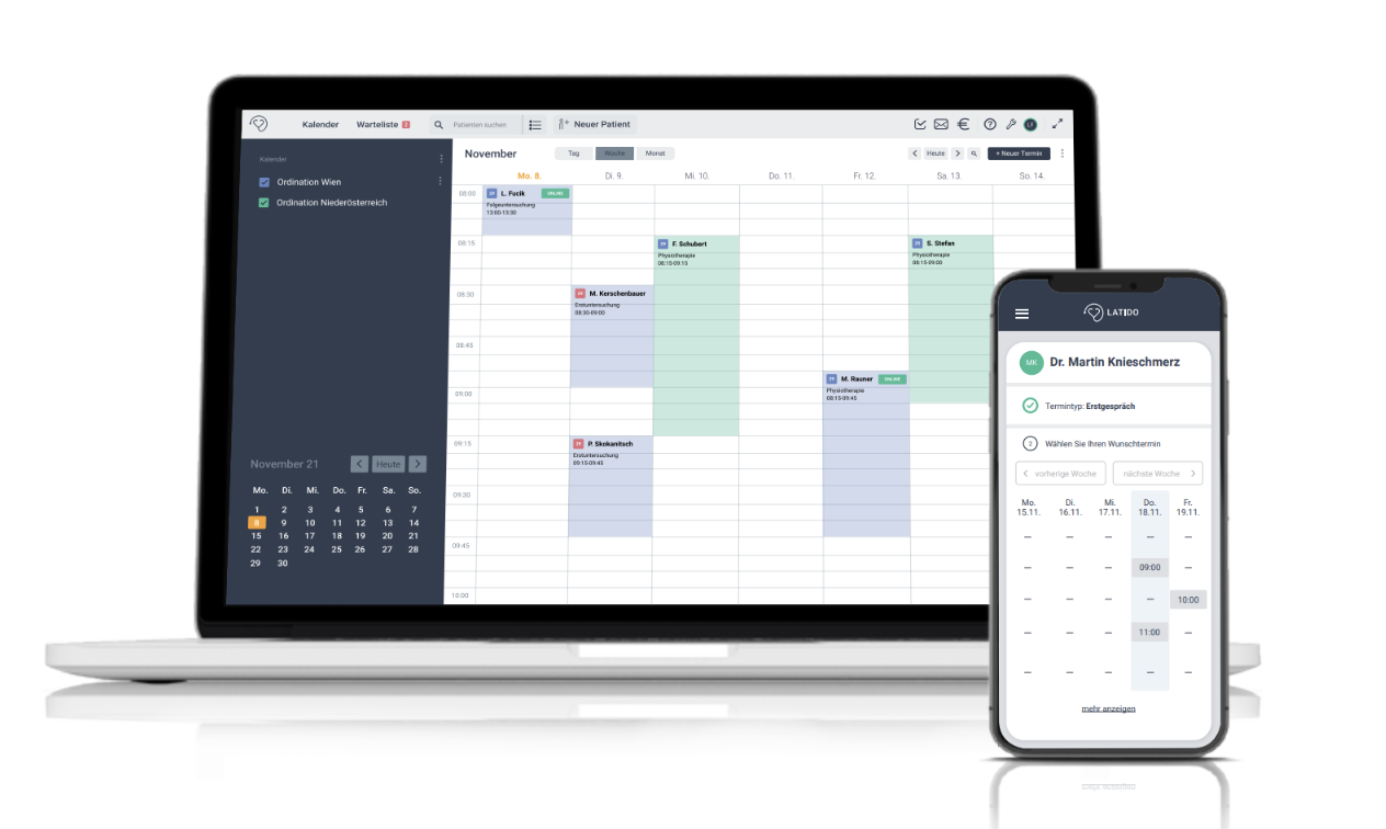 LATIDO Kalender Interface